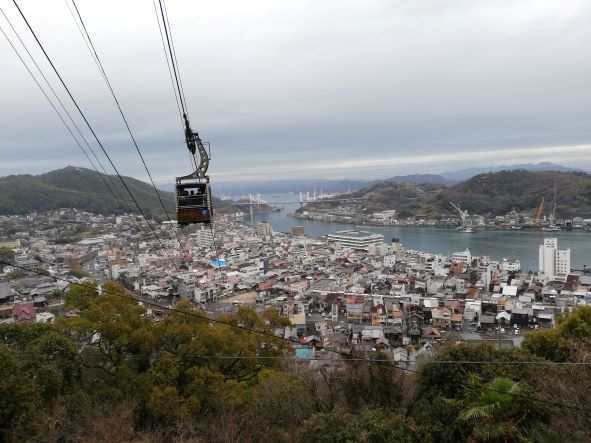 尾道を望む（千光寺から)