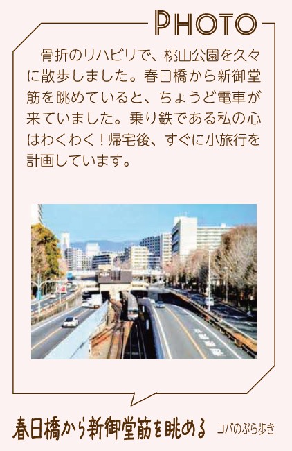 春日橋から新御堂筋を望む